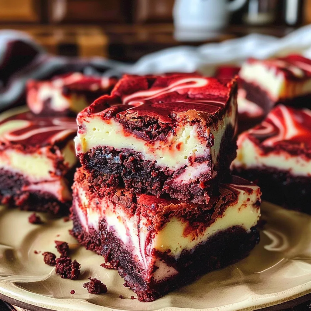 Tips for Red Velvet Cheesecake Brownies 