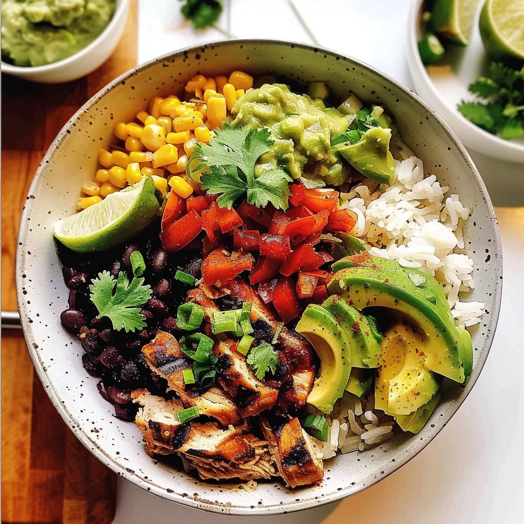 Tips for Loaded Chicken Fajita Burrito Bowl