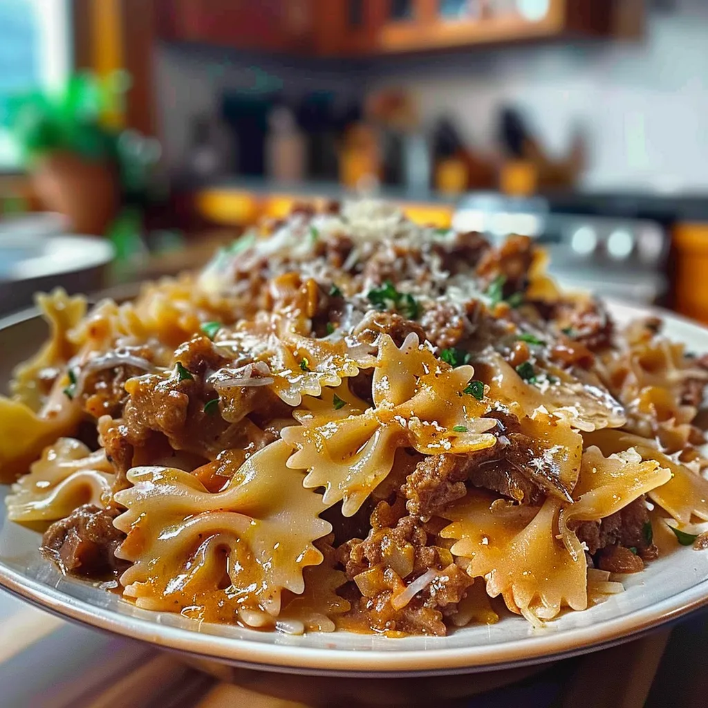 Tips for Cheesy Beef and Bowtie Pasta Recipe
