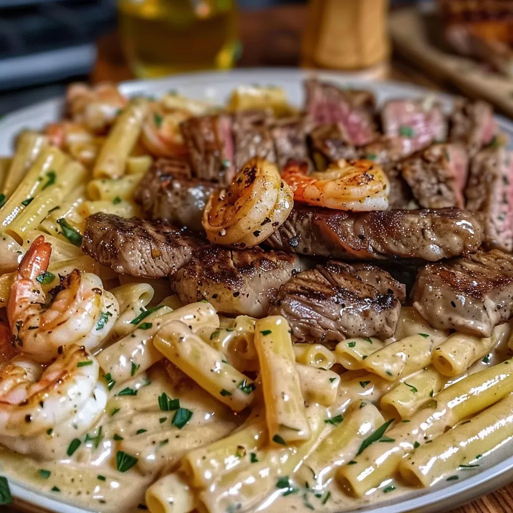 Tips for Cajun Shrimp and Steak Alfredo Pasta