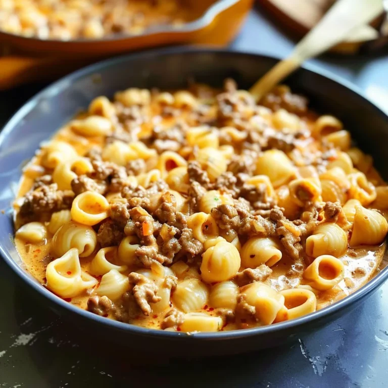 Creamy Beef and Shell: A Rich Comfort Food Delight