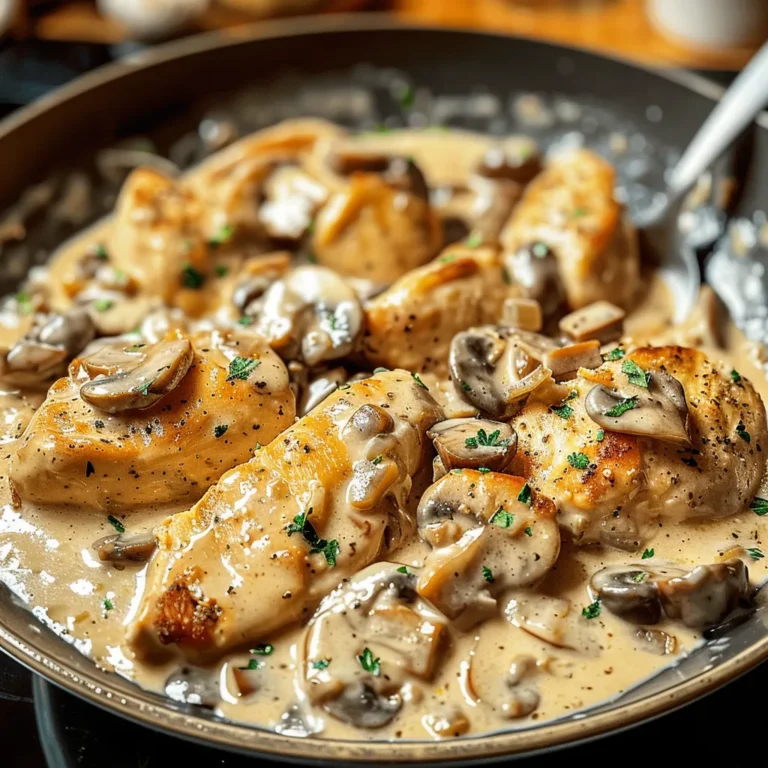 Creamy Mushroom Chicken: A Delightful Dinner Recipe