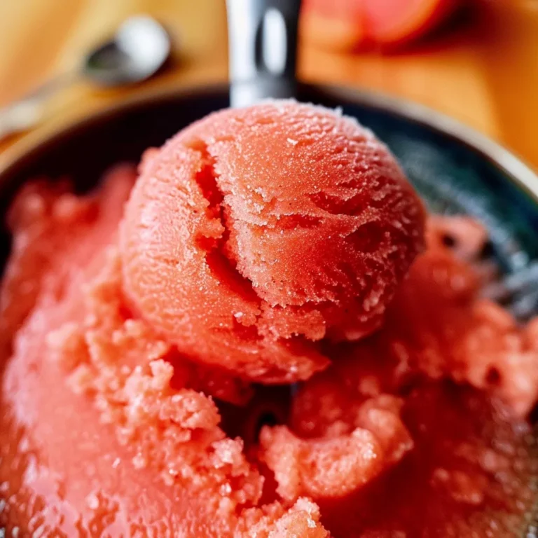 2-Ingredient Honey Watermelon Sorbet: Refreshing Summer Treat