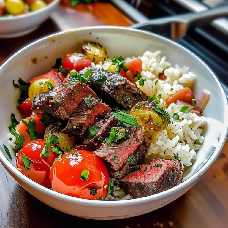 Mediterranean Steak Bowls: A Flavorful Dinner Delight