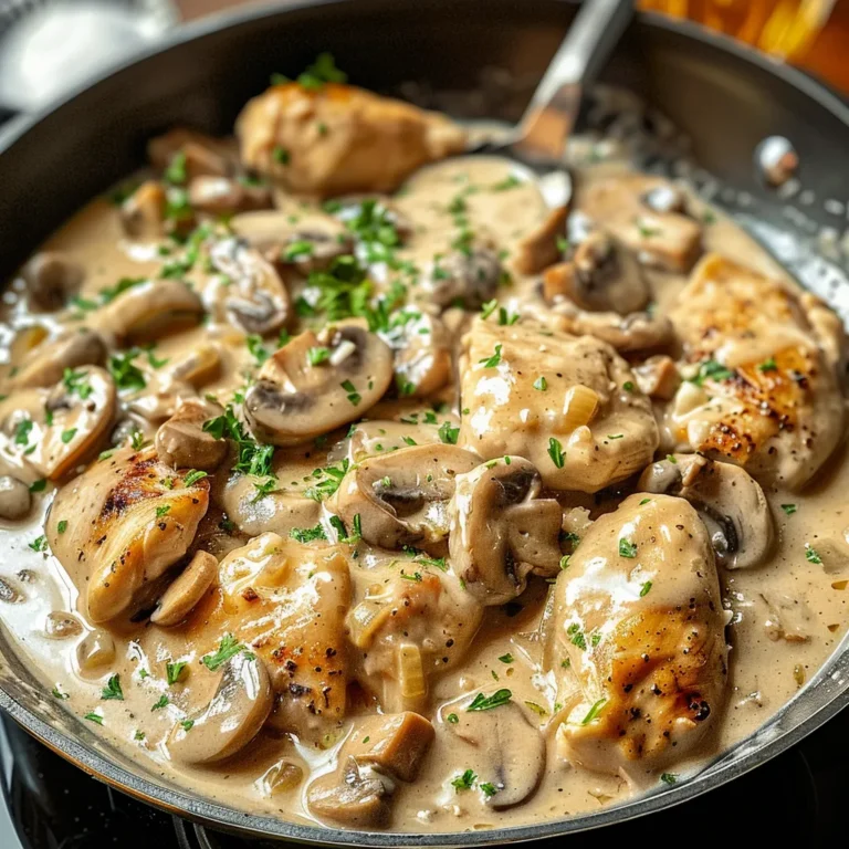 Creamy Mushroom Chicken: A Delightful Comfort Dish