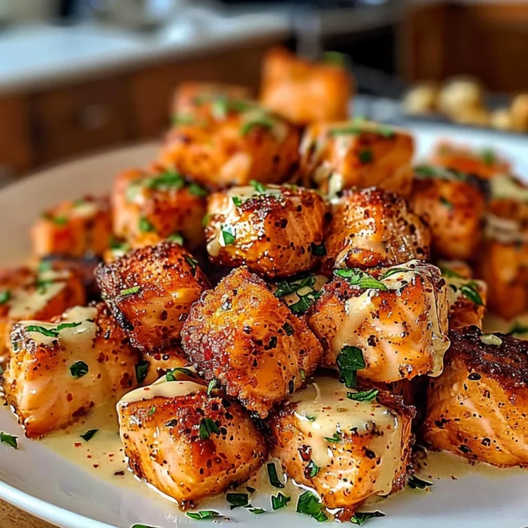 Crispy Spicy Salmon Bites
