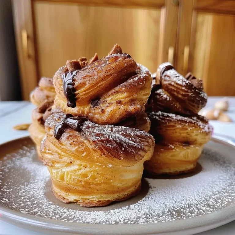 Cinnamon- Sugar Cruffins with Nutella: A Sweet Delight