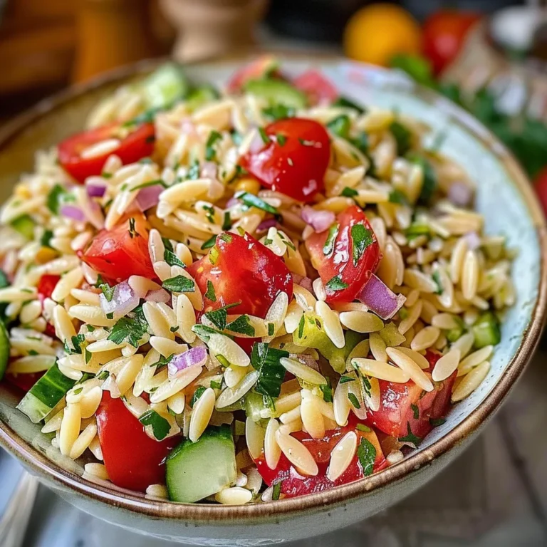Orzo Pasta Salad: Fresh & Flavorful Summer Delight