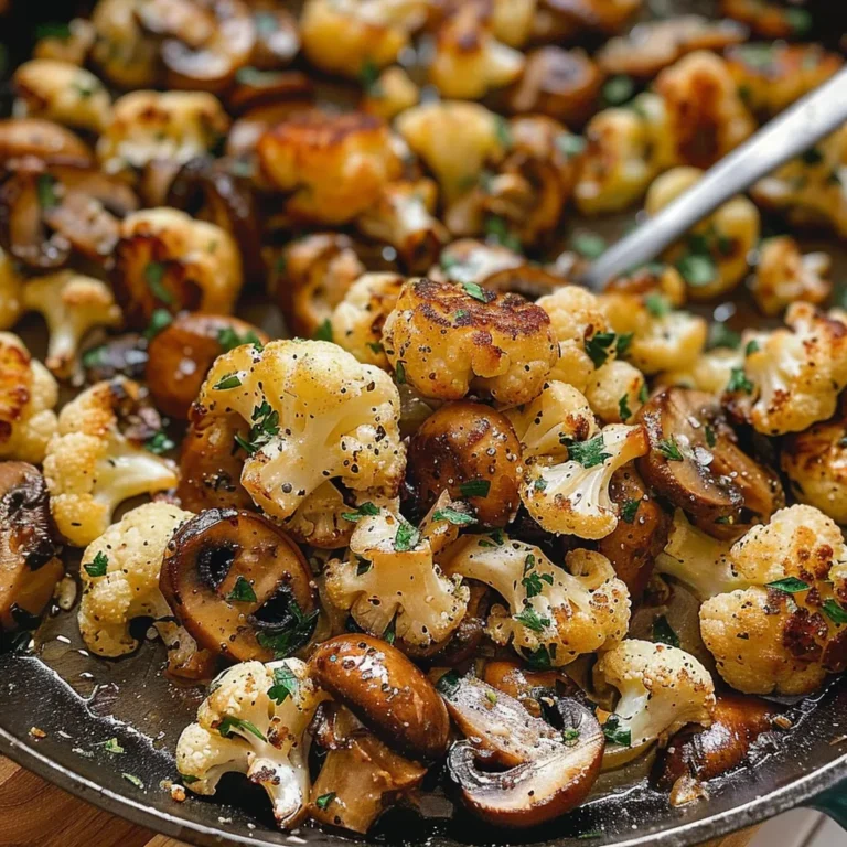 Garlic Mushrooms Cauliflower Skillet: A Simple Delight