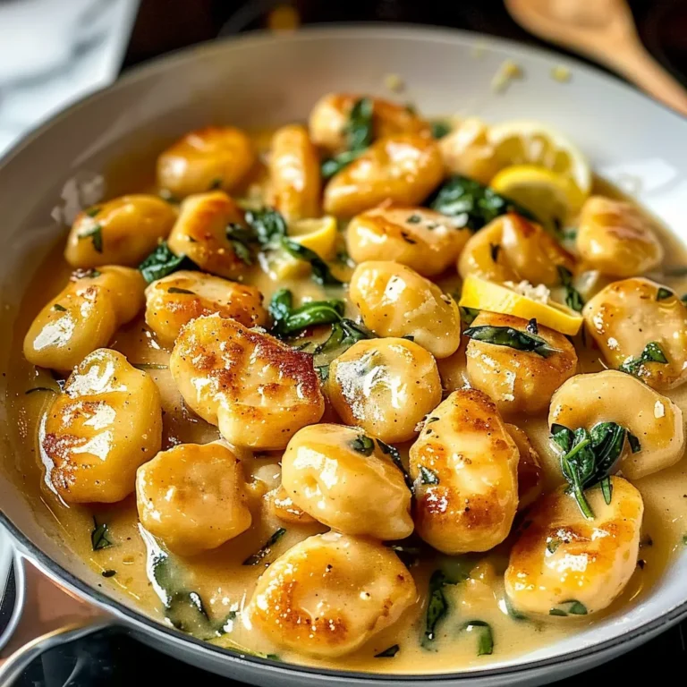 One Pan Lemon Chicken Gnocchi Recipe – Quick and Easy Meal
