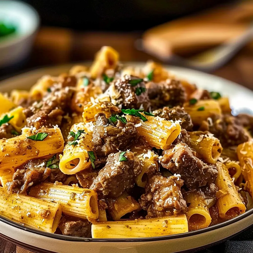 Tips for Creamy Garlic Beef Pasta