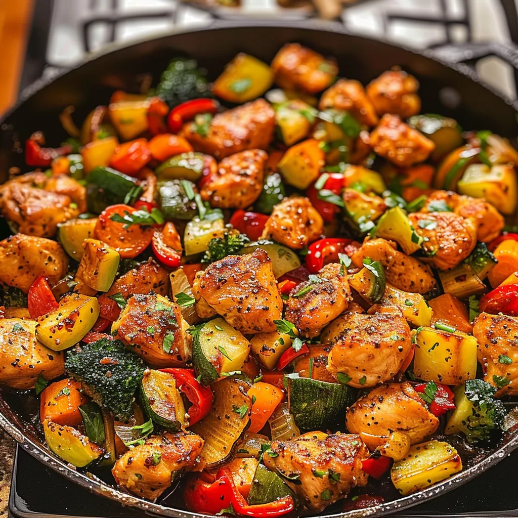 Tips for One Pot Chicken and Vegetables Skillet 
