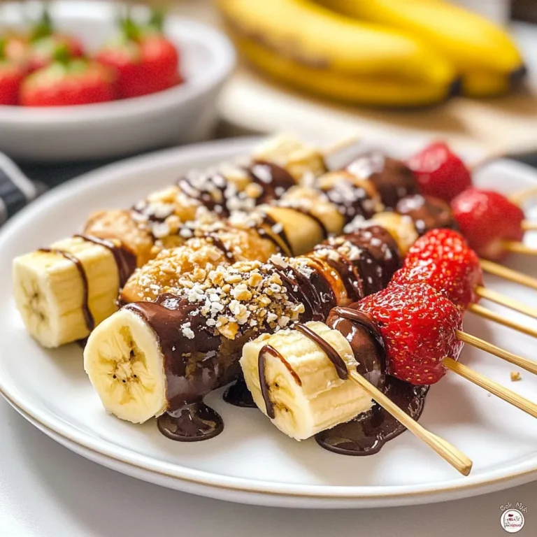 Banana Split Dessert Kabobs: Fun & Tasty Treats