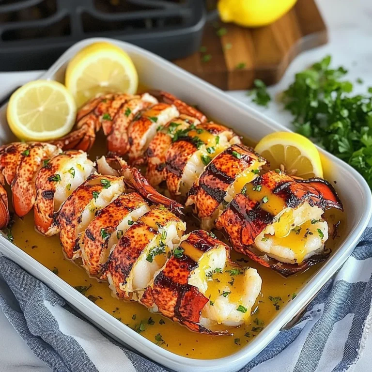 Lemon Butter Grilled Lobster Tails – A Flavorful Delight
