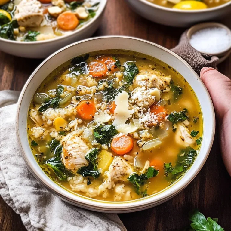 Healthier Italian Wedding Soup with Lemon and Garlic Recipe