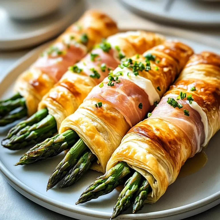 Prosciutto Asparagus Puff Pastry Bundles: Easy Appetizer Idea