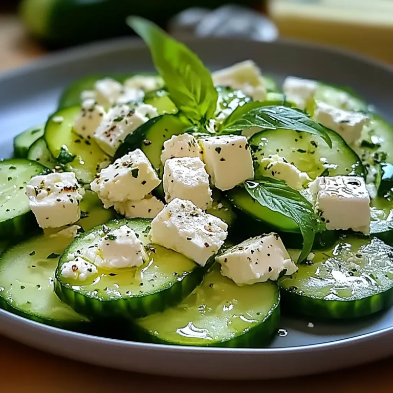 Cucumber Feta Salad: A Refreshing Summer Delight