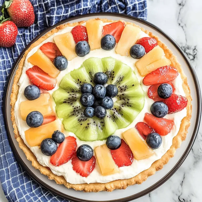 Easy Fruit Pizza: A Delightful Dessert Recipe