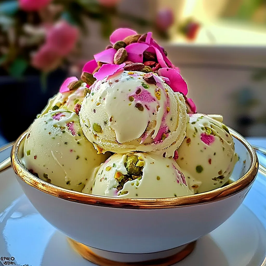 Tips for Rose Pistachio Cheesecake Ice Cream