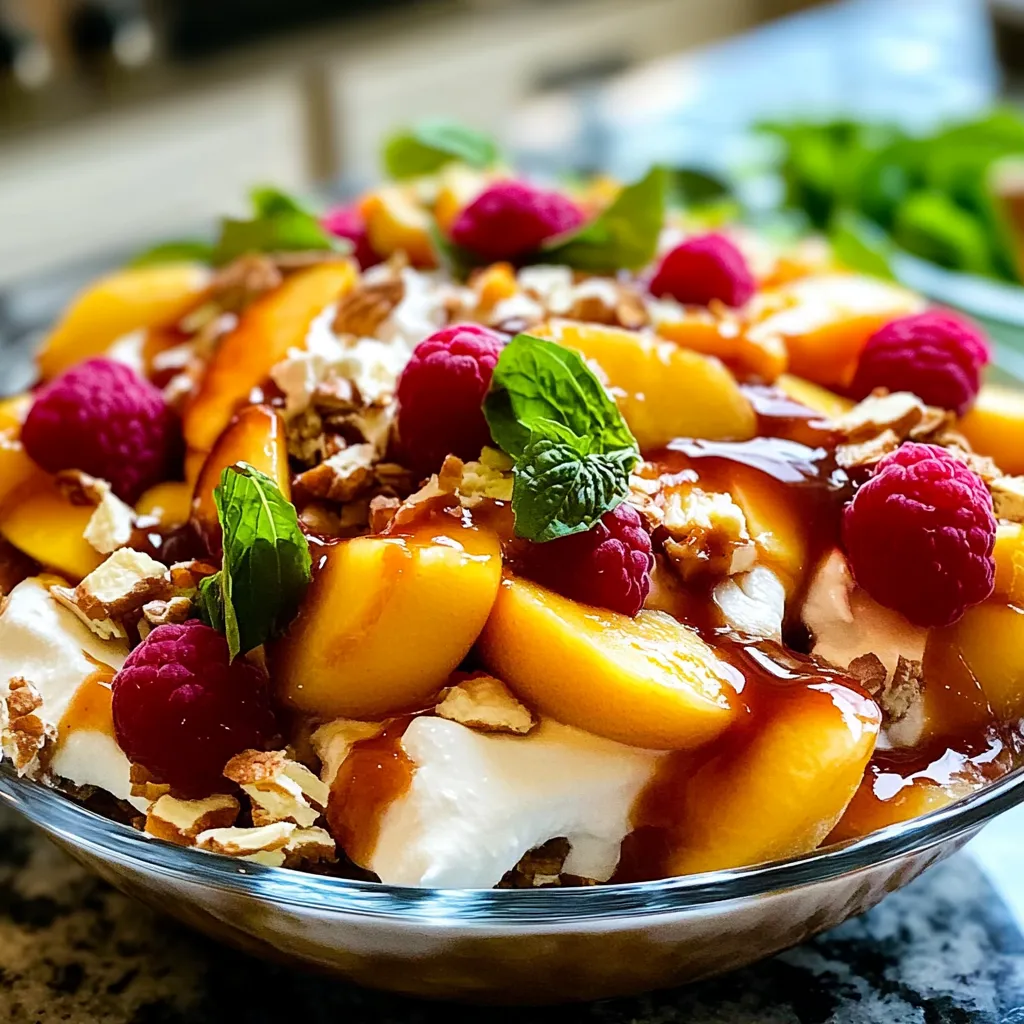 Tips for Millionaire Peach Salad