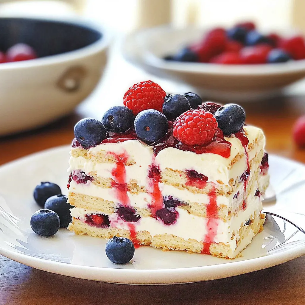Tips for No Bake Summer Berry Icebox Cake
