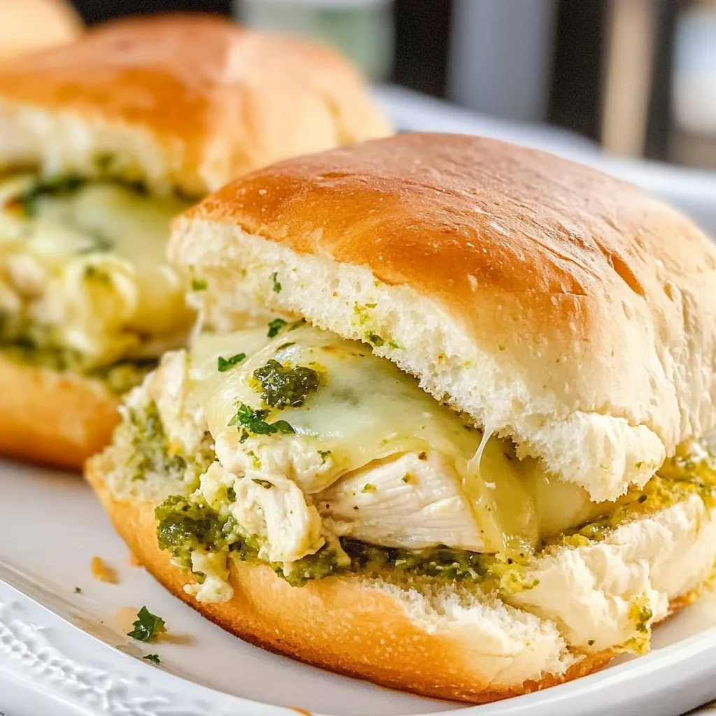 Tips for Cheesy Garlic Pesto Chicken Sliders