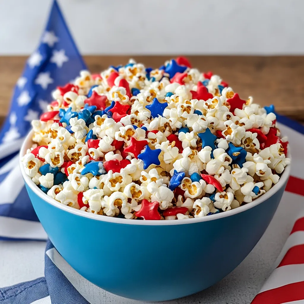 Tips for  Patriotic Red, White & Blue Popcorn