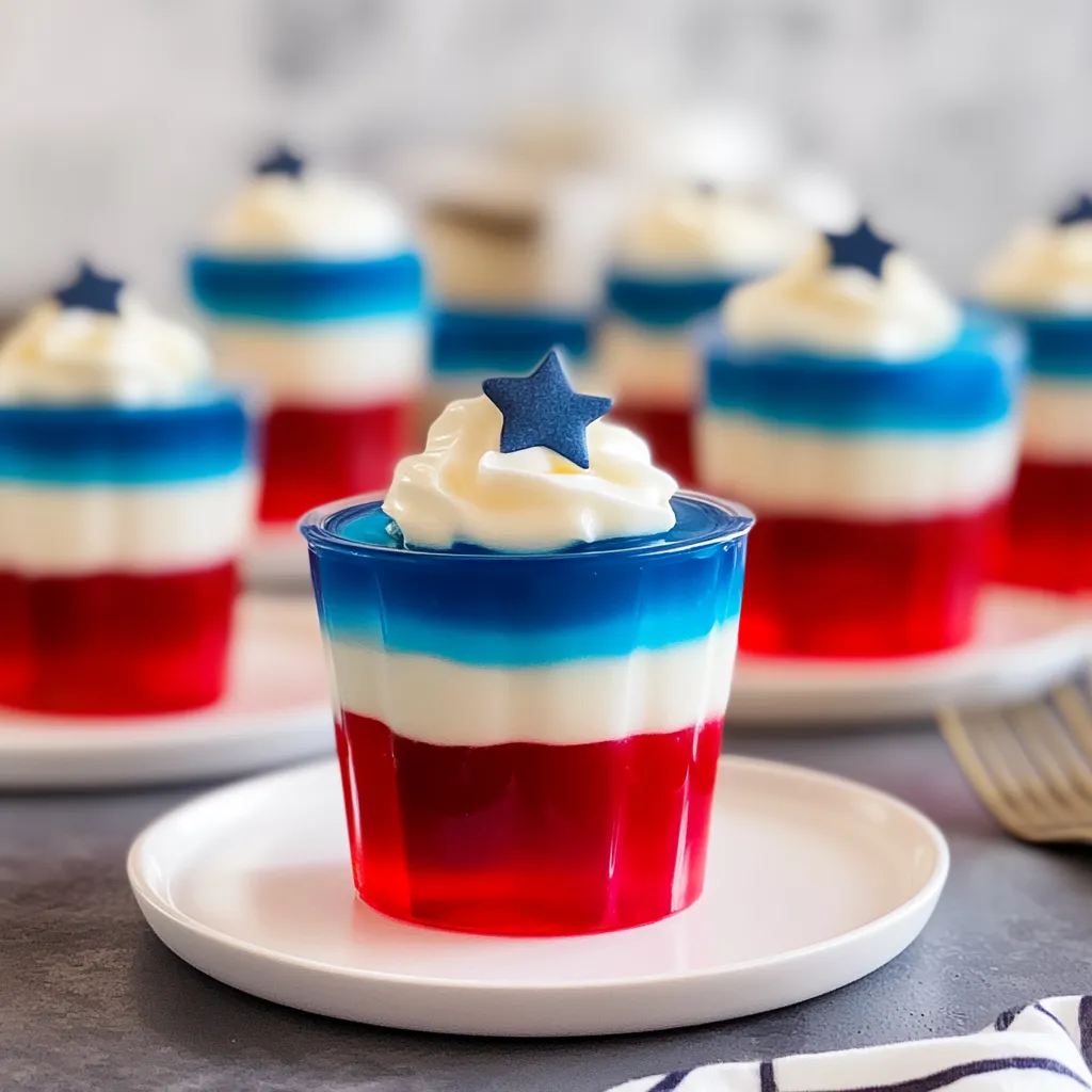 Tips for Red, White & Blue Jello Cups