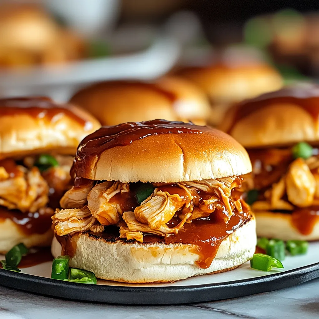 Tips for  BBQ Chicken Sliders