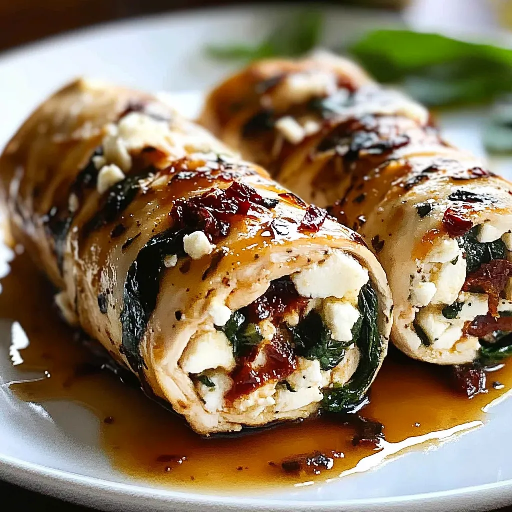 Tips for Rolled Up Chicken with Feta, Spinach, and Sun-Dried Tomatoes
