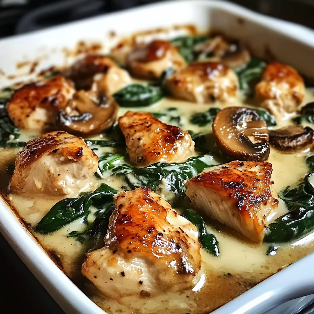 Tips for Chicken, Spinach, and Mushroom Low Carb Oven