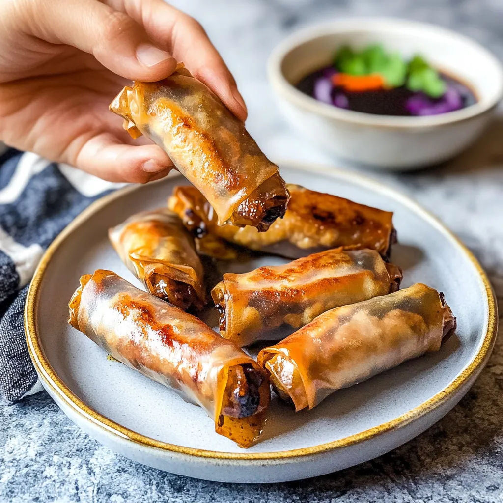 Tips for Crispy Salmon Spring Rolls