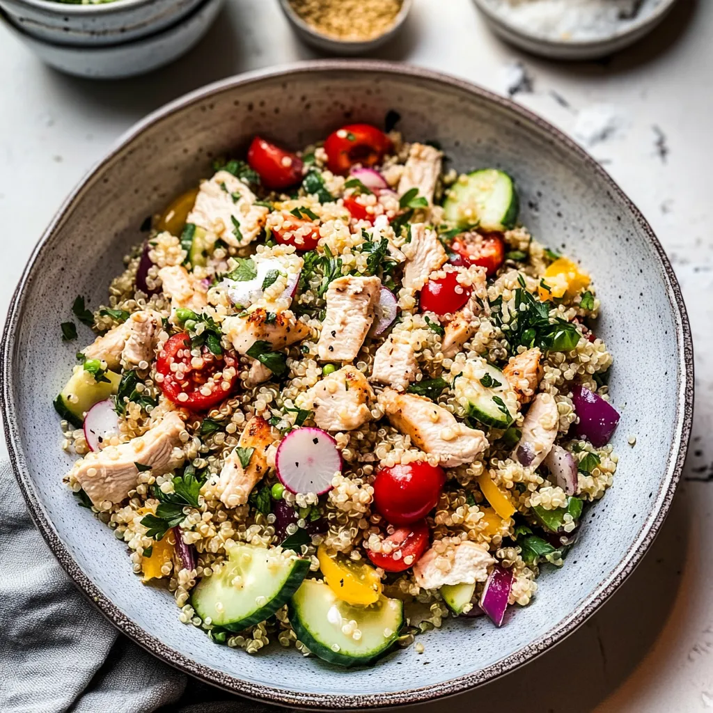 Tips for Greek Chicken Quinoa Salad