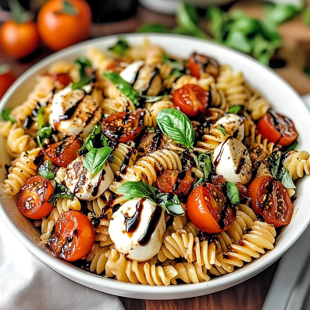 Tips for Caprese Pasta Salad with Balsamic Glaze