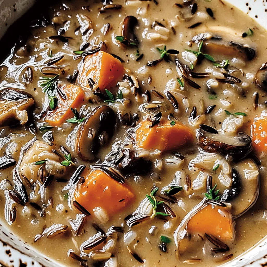 Tips for Creamy Wild Rice and Mushroom Soup