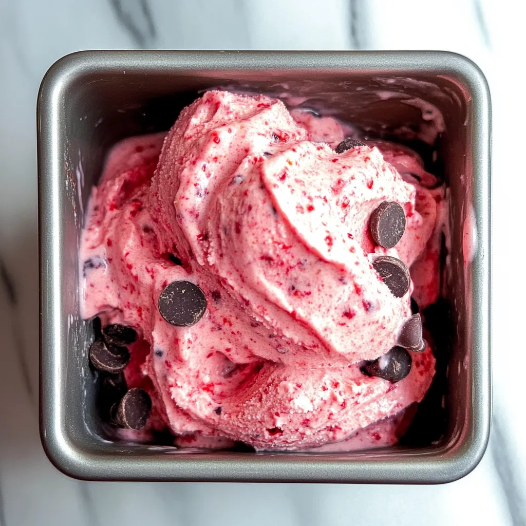 Tips for Strawberry Nice Cream with Chocolate Chips
