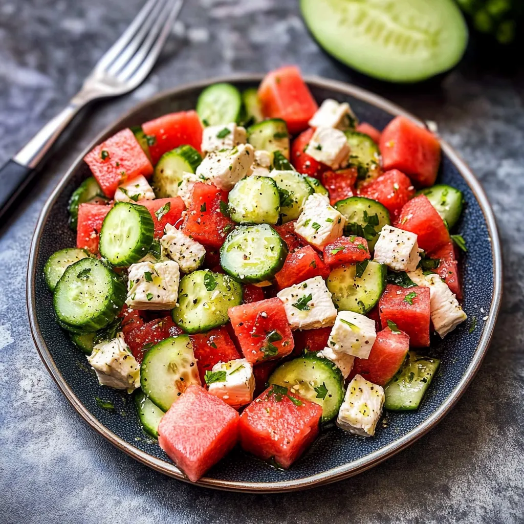 Tips for Watermelon Cucumber Salad
