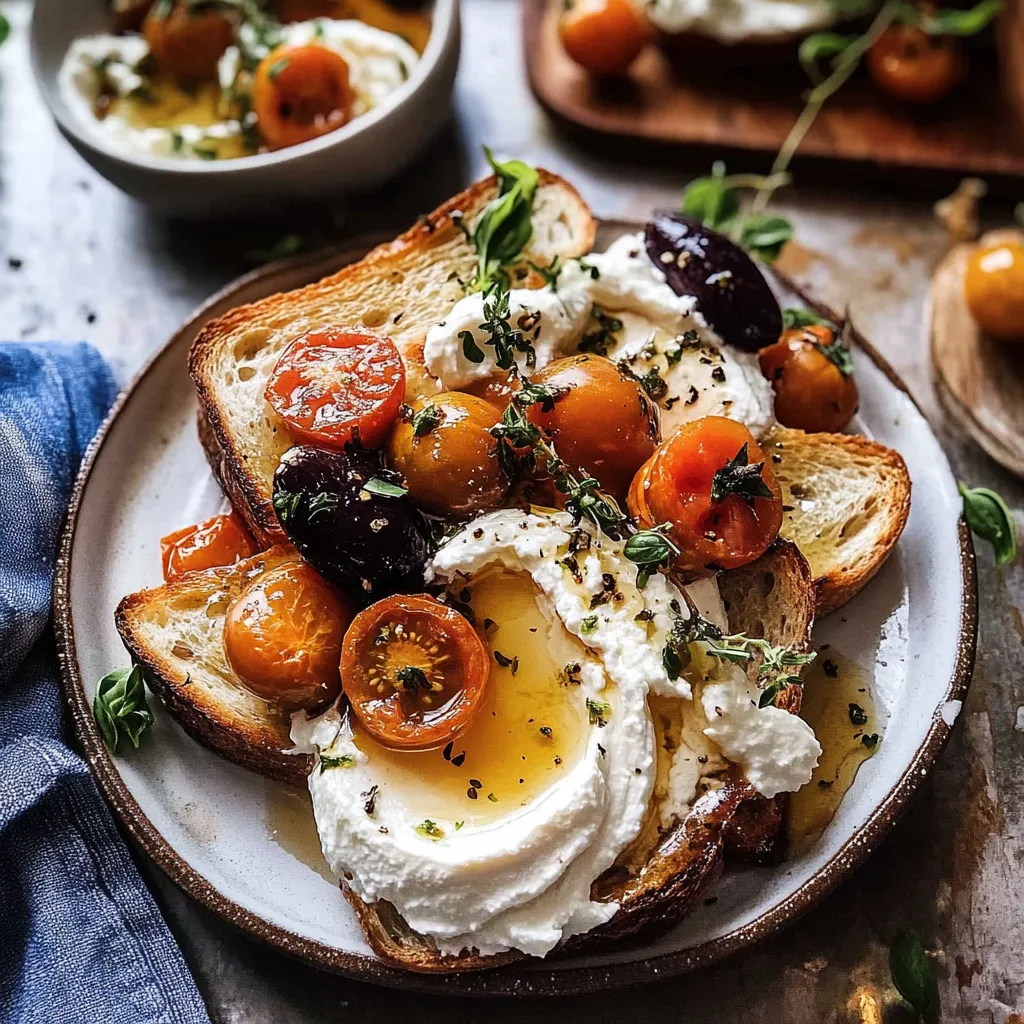 Tips for Whipped Ricotta Toast with Marinated Tomatoes