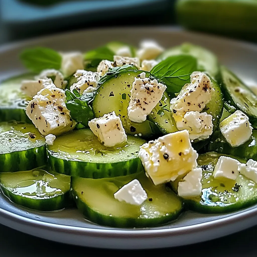 Tips for Cucumber feta salad