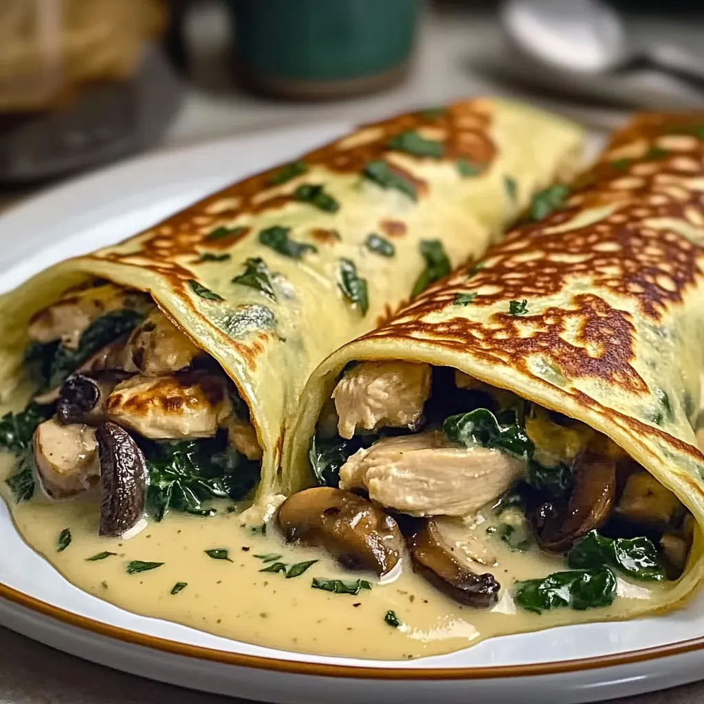 Tips for Savory Spinach Mushroom Chicken Crêpes