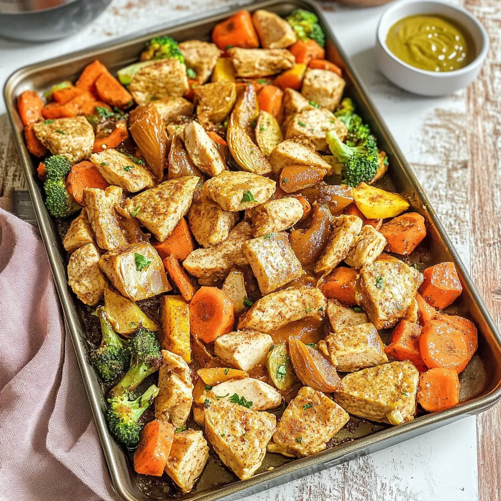 Tips for Sheet Pan Tempeh and Vegetables with Cinnamon Tahini Sauce