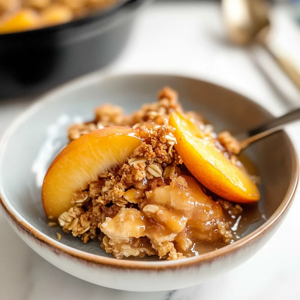 Tips for Peach Crisp