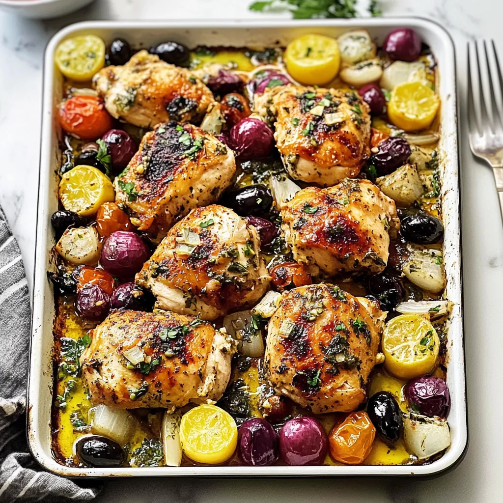 Tips for Greek Sheet Pan Chicken