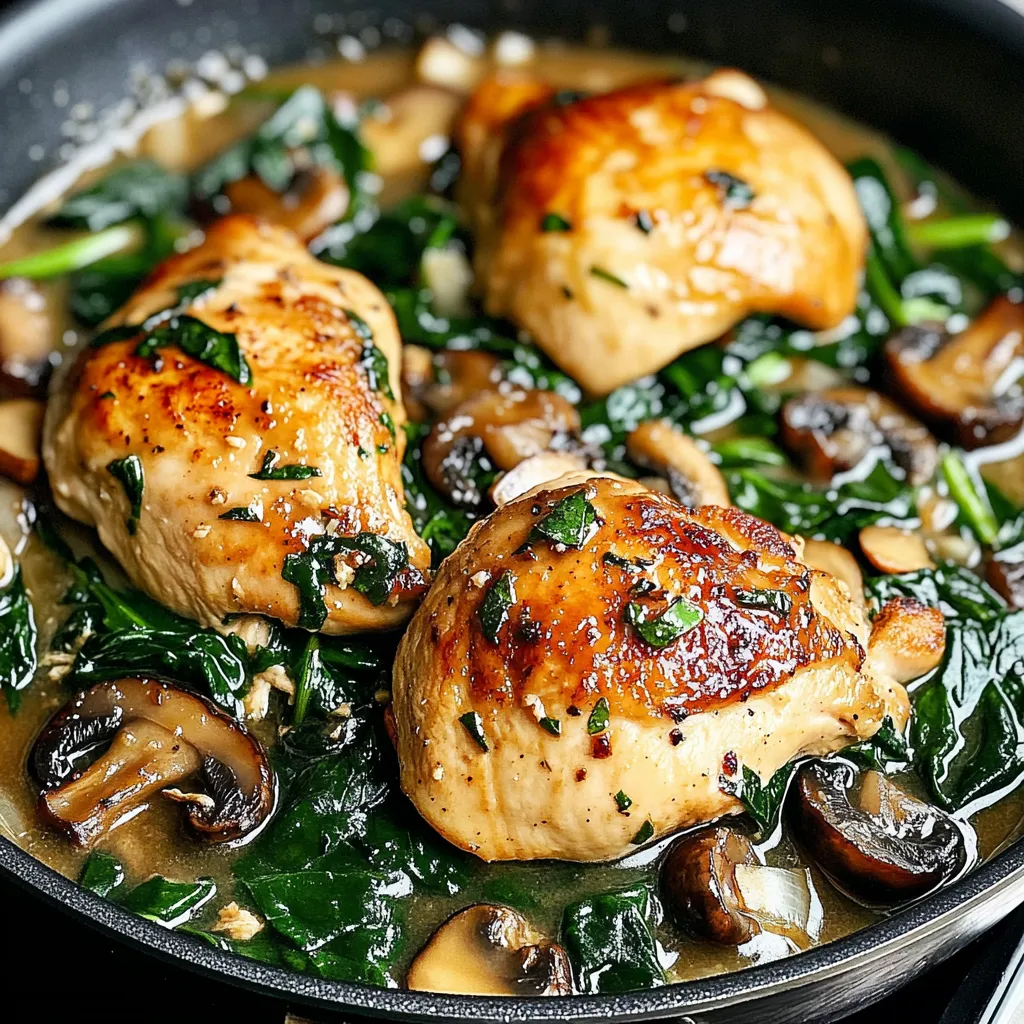 Tips for Savory Chicken Spinach Mushroom Skillet