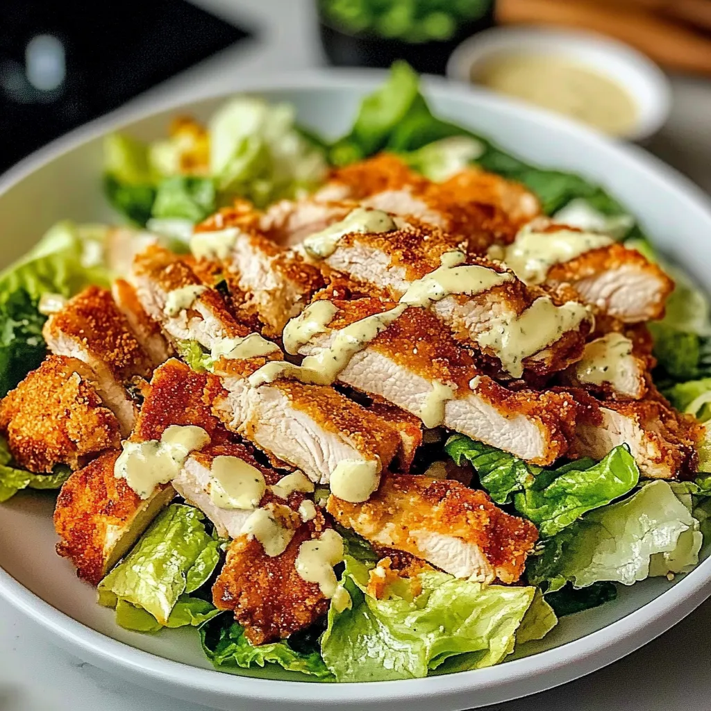 Tips for Crispy Chicken Caesar Salad is a must-try dish!