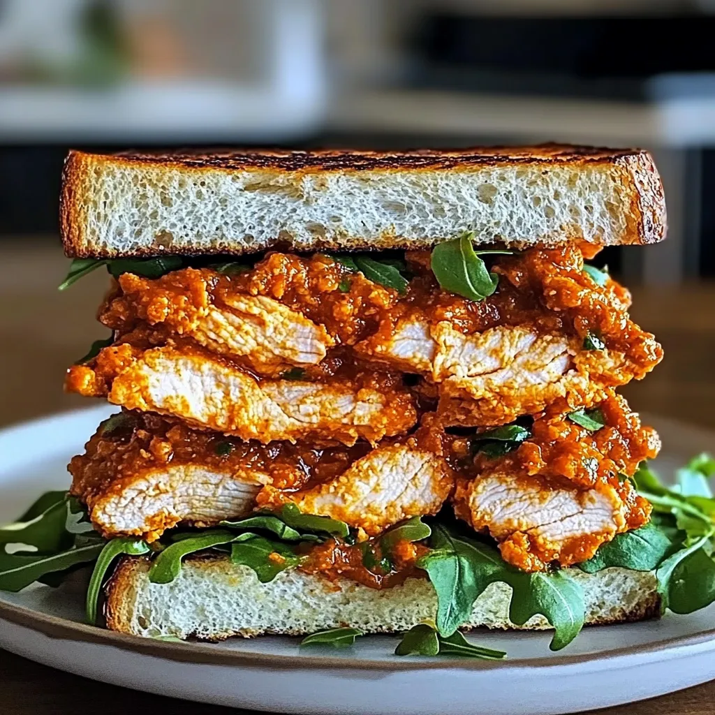 Tips for Crunchy Chicken Romesco Sandwich