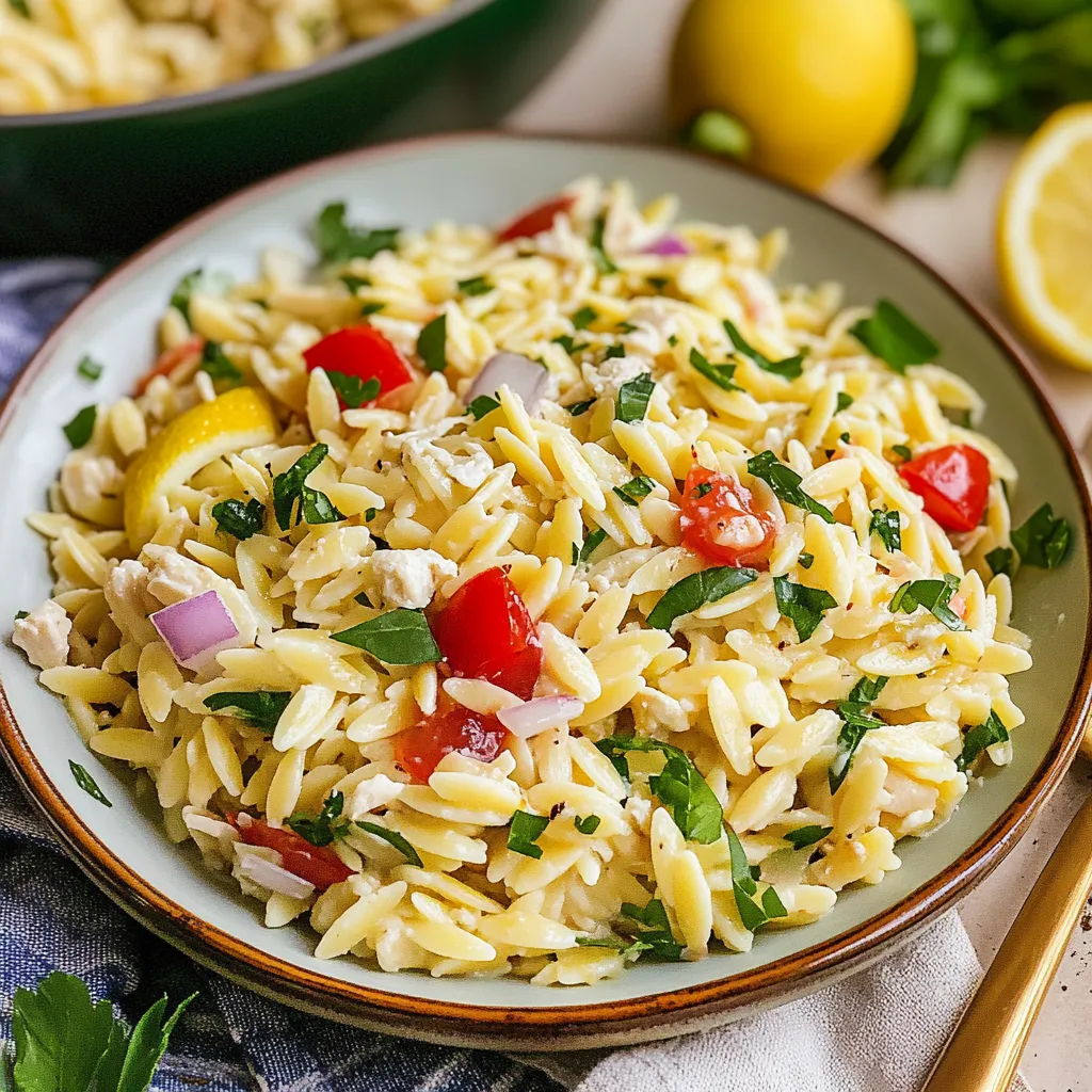Tips for Lemon Orzo Salad