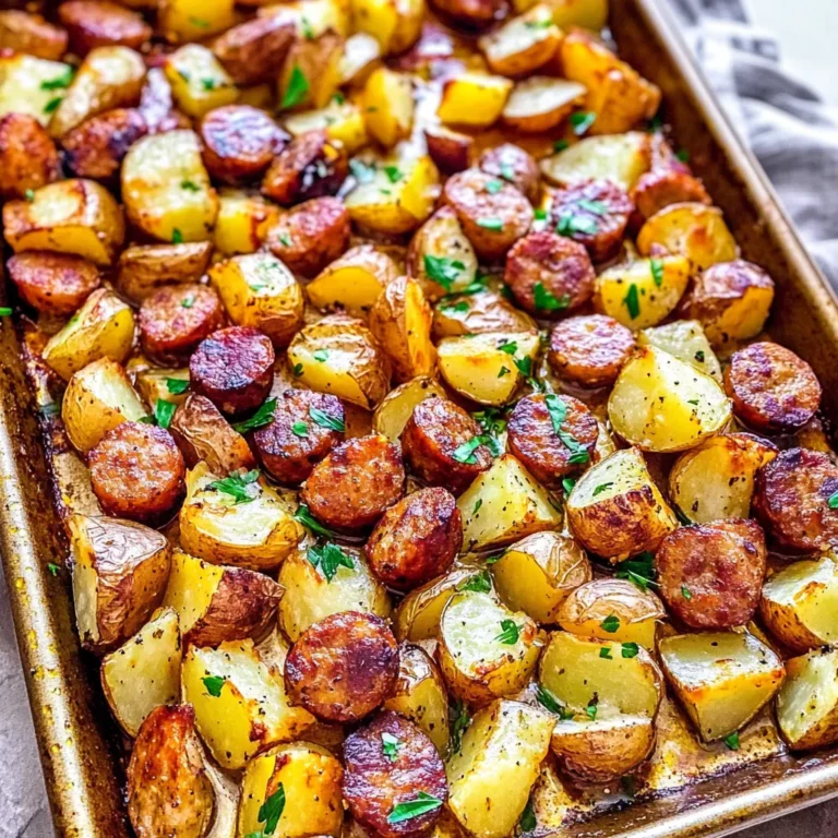 Sheet Pan Sausage and Potatoes: Easy One-Pan Dinner