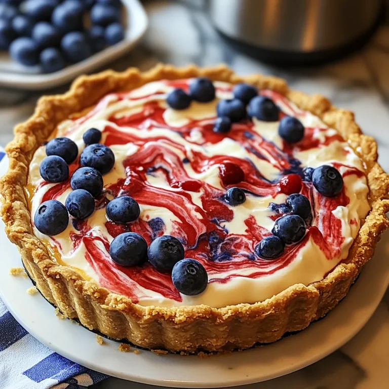 Patriotic 4th of July Swirl Pie Recipe