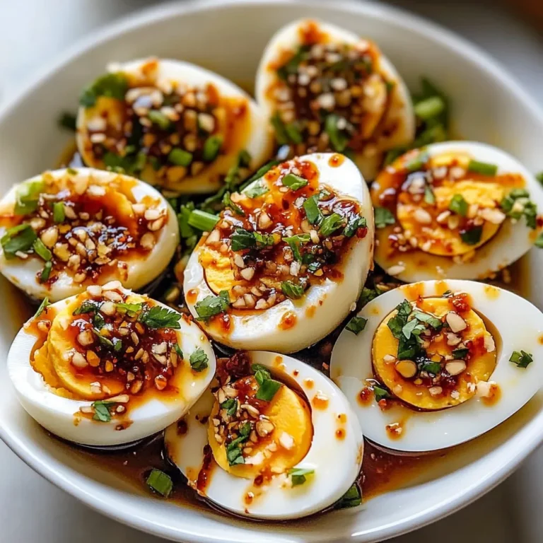 Spicy Chili Garlic Deviled Eggs: A Zesty Twist